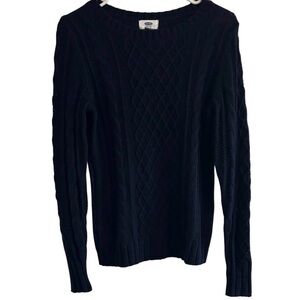NWT Old Navy Small Navy Blue Cable Knit Sweater